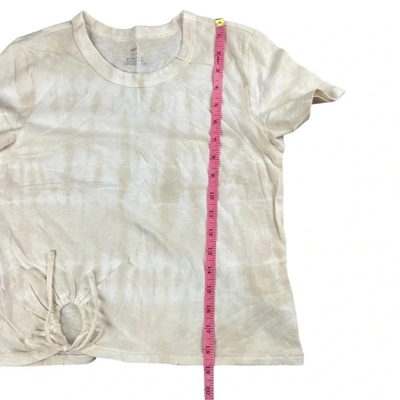 Aerie Tie-Dye Short Sleeve Tie Hem Shirt - Picture 10 of 10